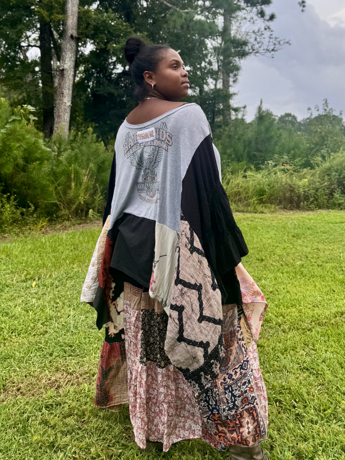 Large-5XL Harley Davidson Kaftan Poncho