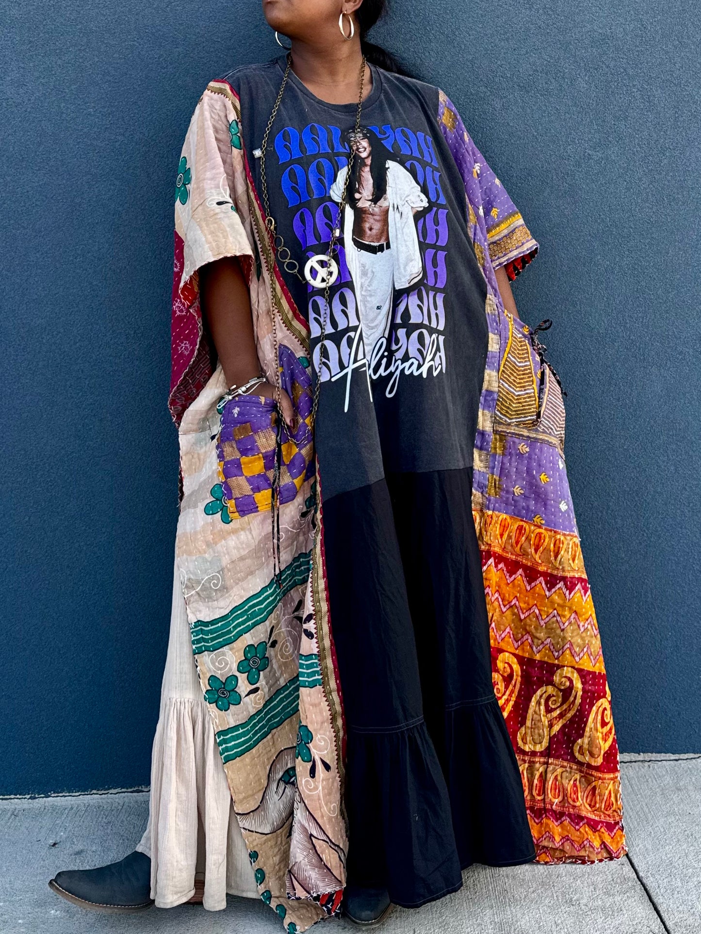 Medium-3XL Aaliyah Kaftan Maxi Dress