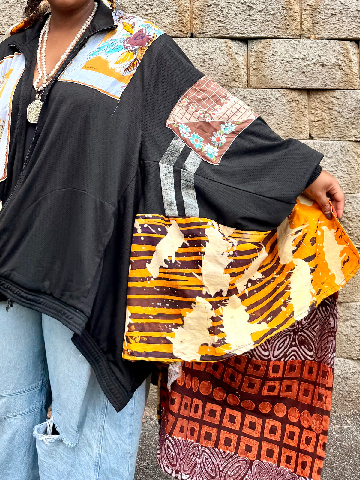 Extra Large-5XL Patchwork Luxury Jacket