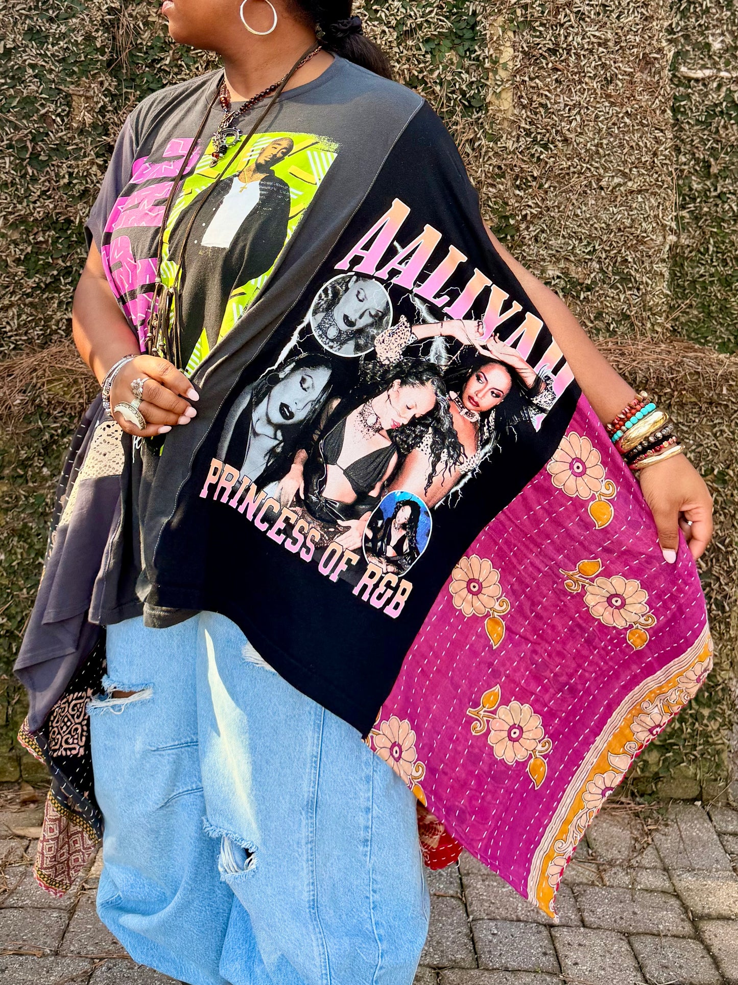 Small-3XL Tupac/Aaliyah/98 Trio Tee