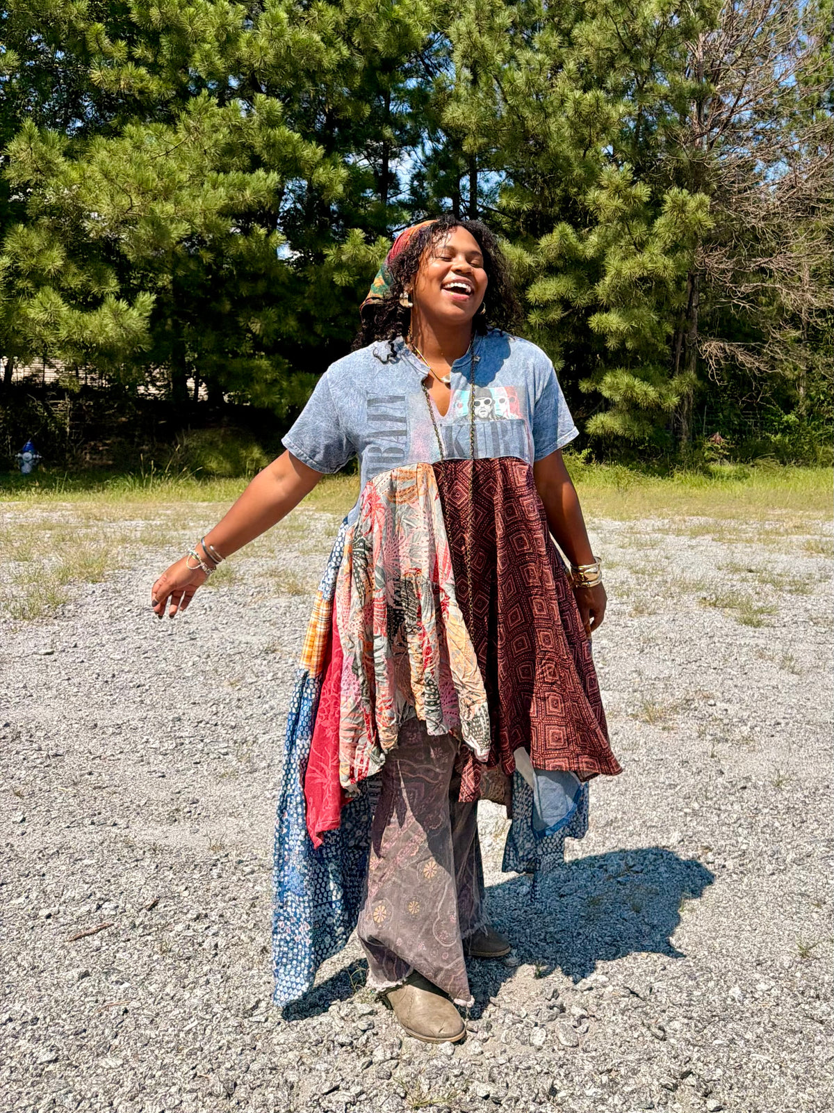 Extra Small- Large Curt Cobain High Low Swing Tee