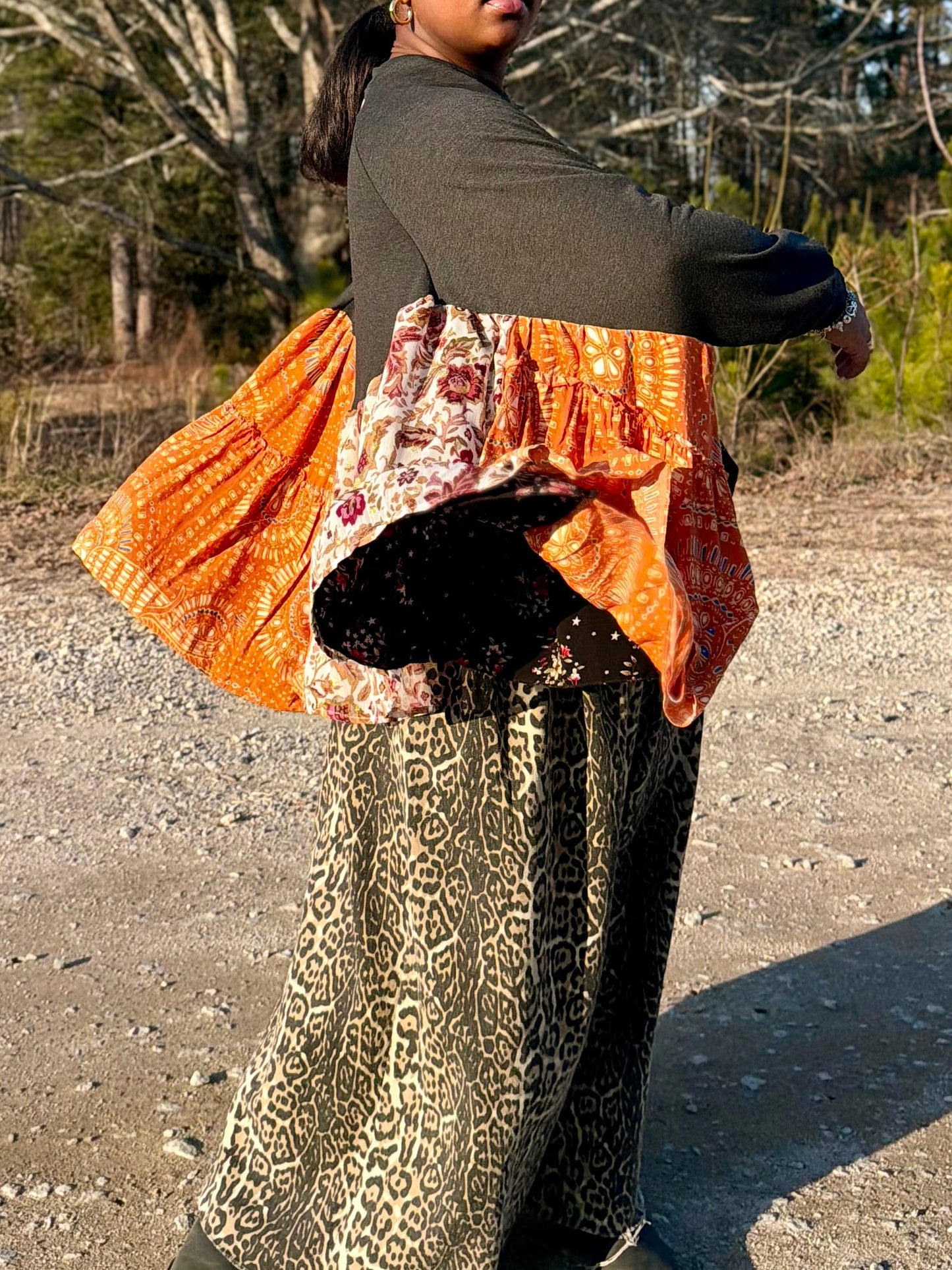 XXS-Extra Large American Midi Swing Tee