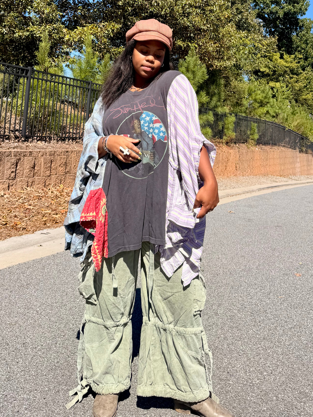 Large-3XL Jimi Hendrix Poncho Tee