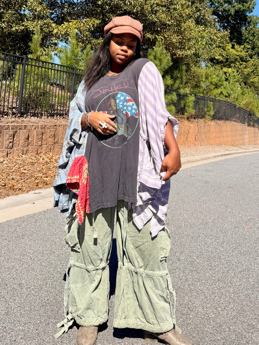Large-3XL Jimi Hendrix Poncho Tee
