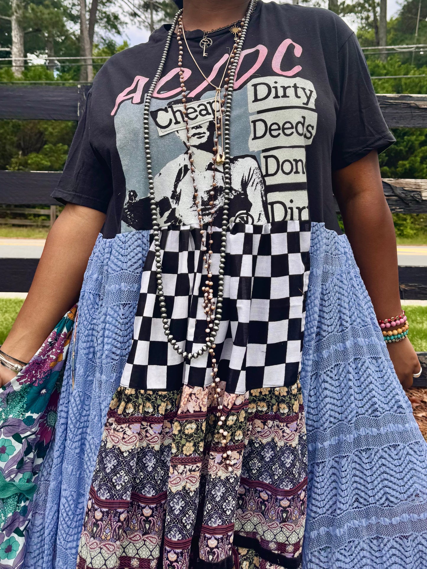 Medium-2XL ACDC Maxi Tee