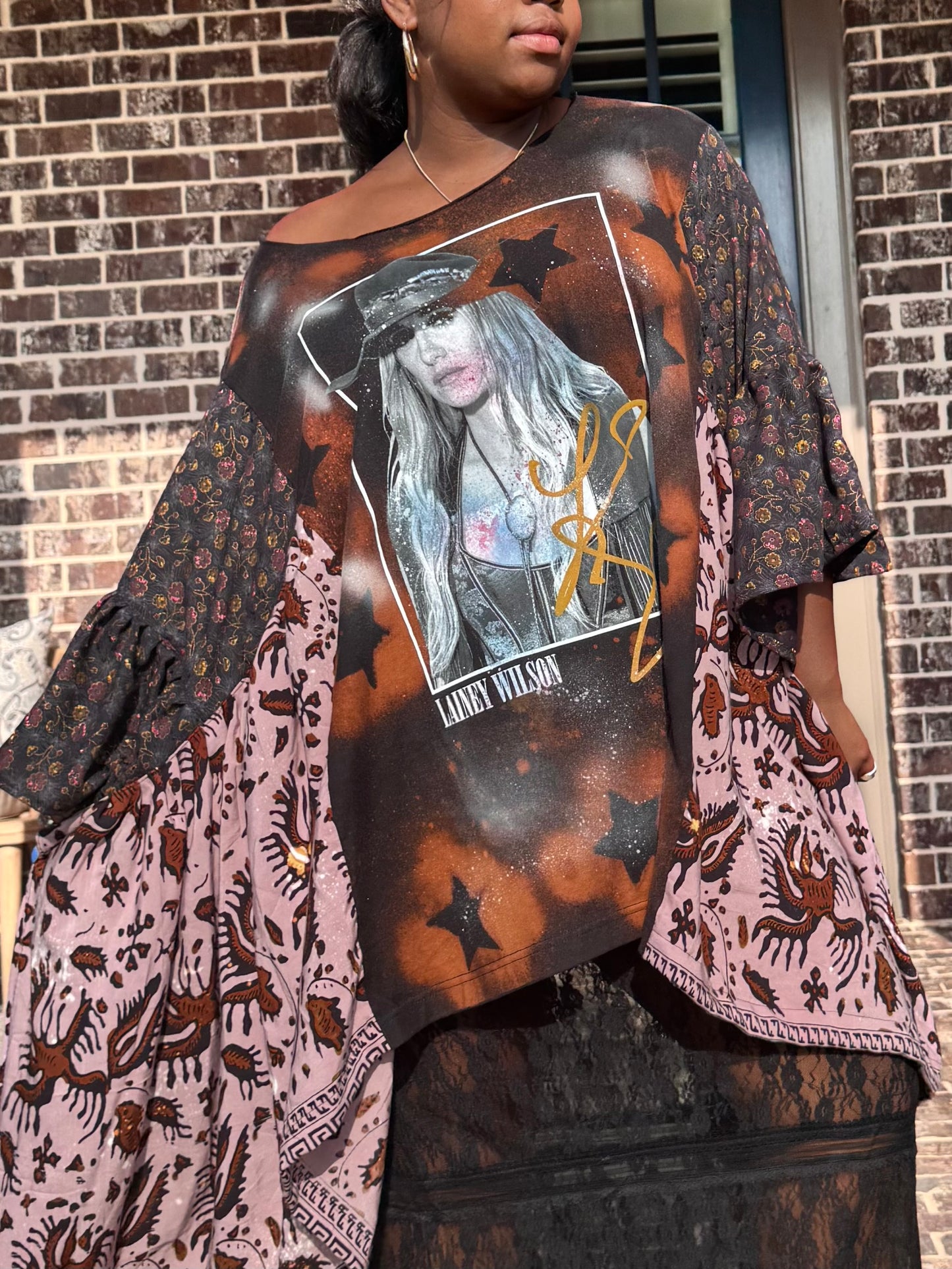 Large-4XL Lainey/Dolly Kaftan Poncho