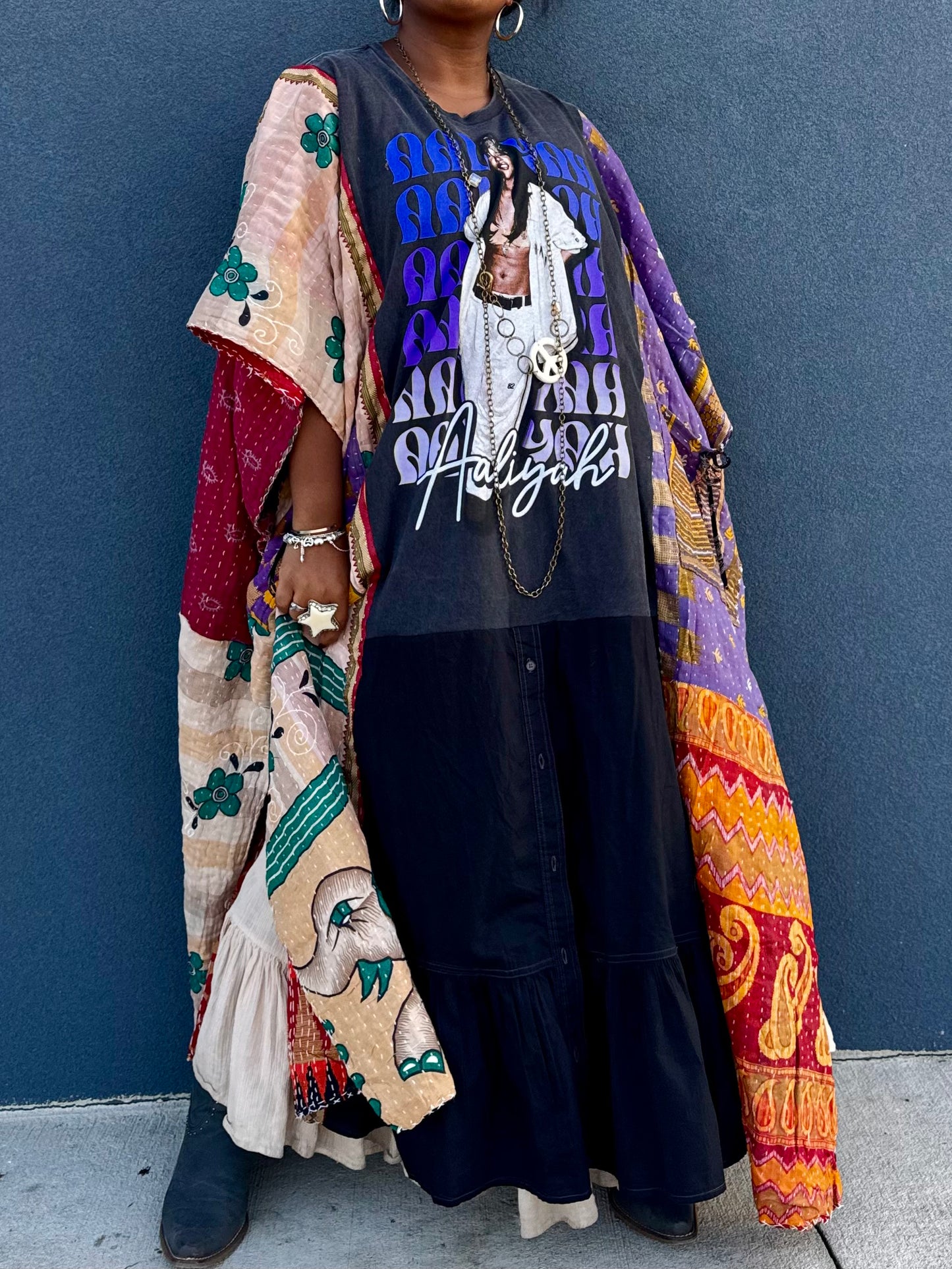 Medium-3XL Aaliyah Kaftan Maxi Dress