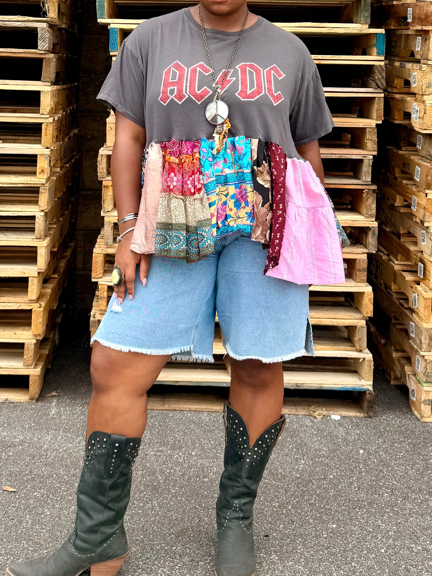 Extra Small- Extra Large ACDC Midi Tee