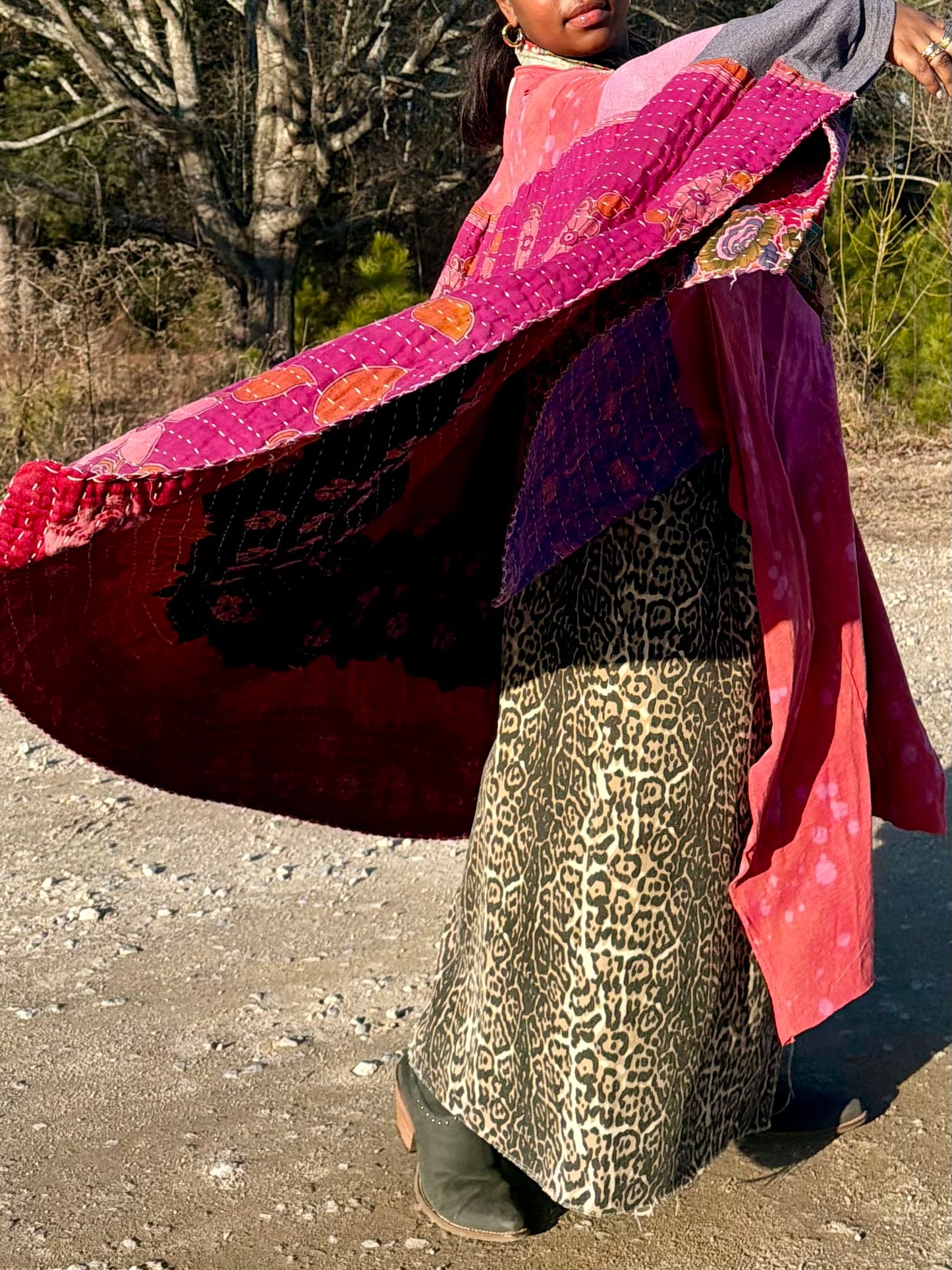 Medium-4XL Peace Swing Maxi Tee