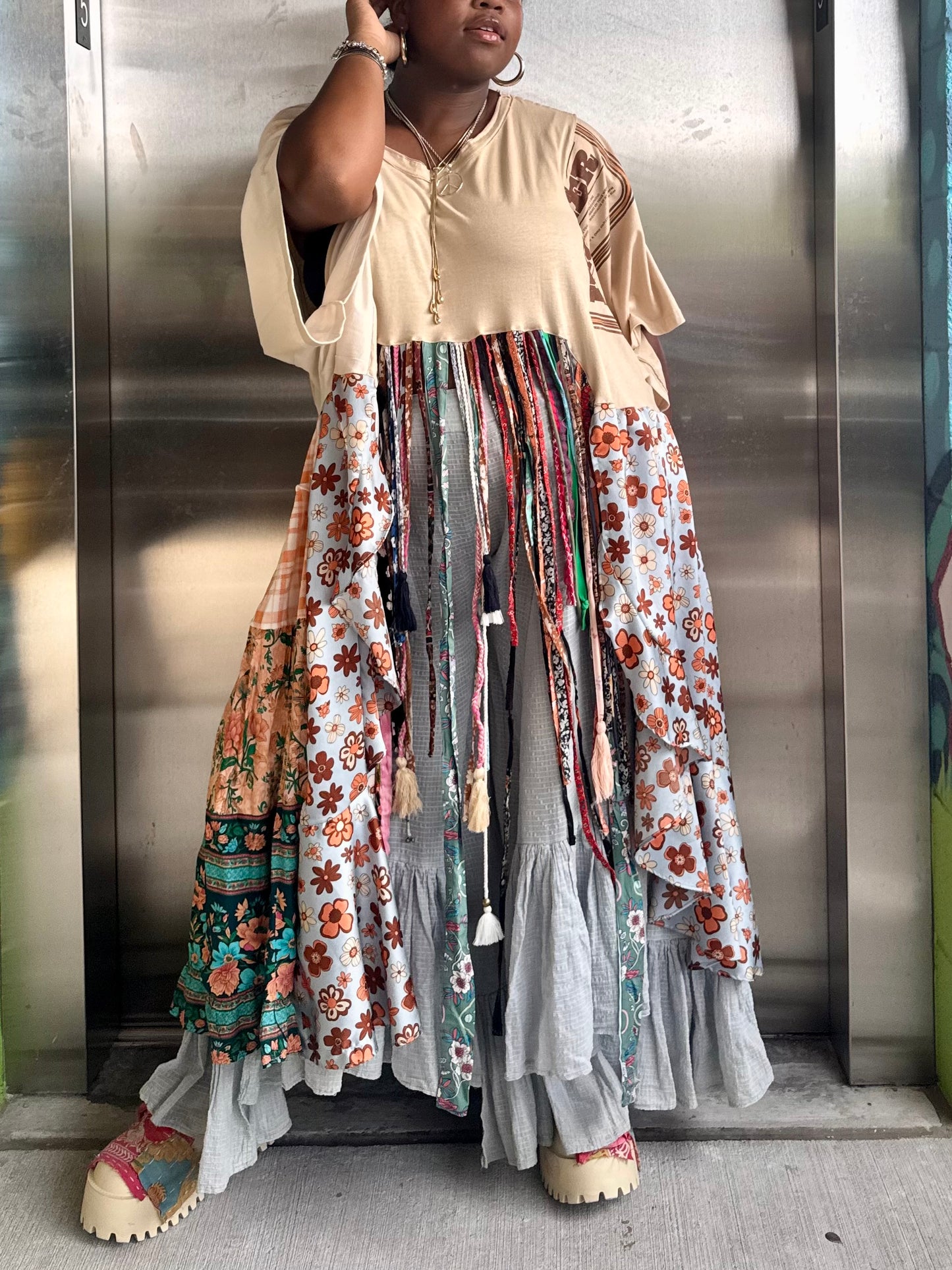 Medium-2XL Chris Stapleton Fringe Maxi Tee