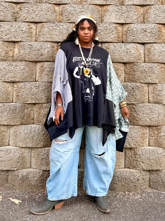 Large- 4XL Fleetwood Mac Poncho Tee