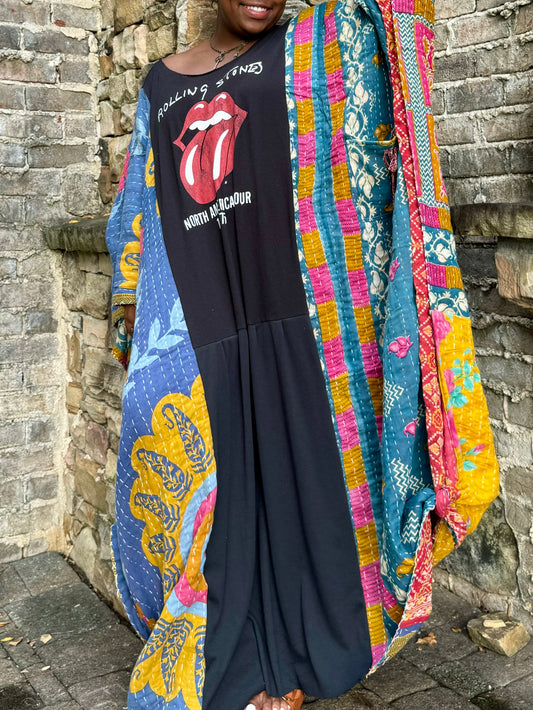 Medium-3XL Rolling Stones Maxi Dress