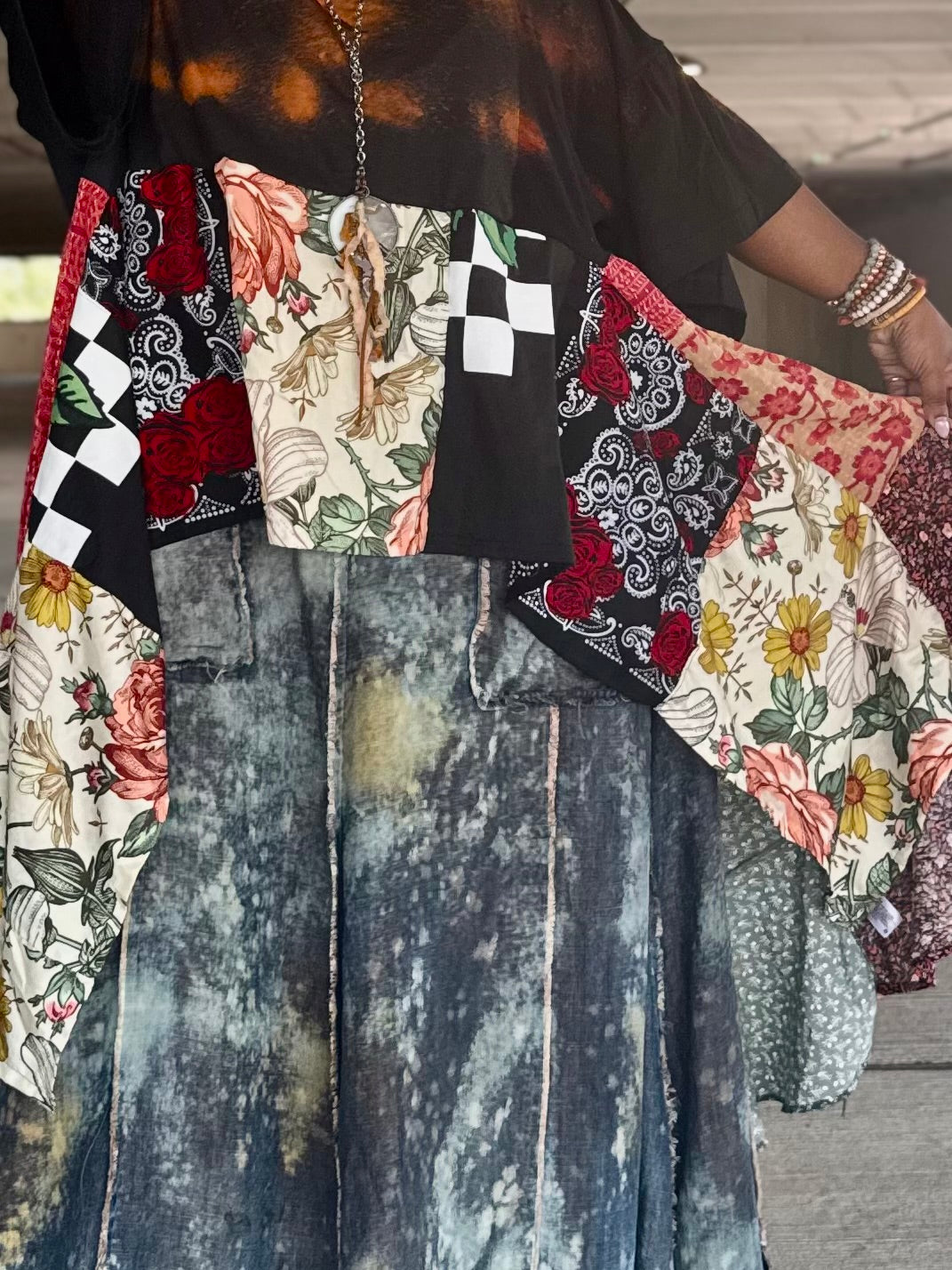 Extra Small-1XL Rose Maxi Tee