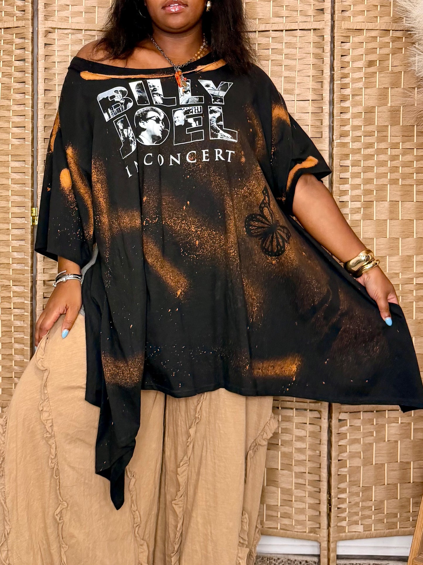 XXS- Large Billy Joel/ The Beatles Split Tee