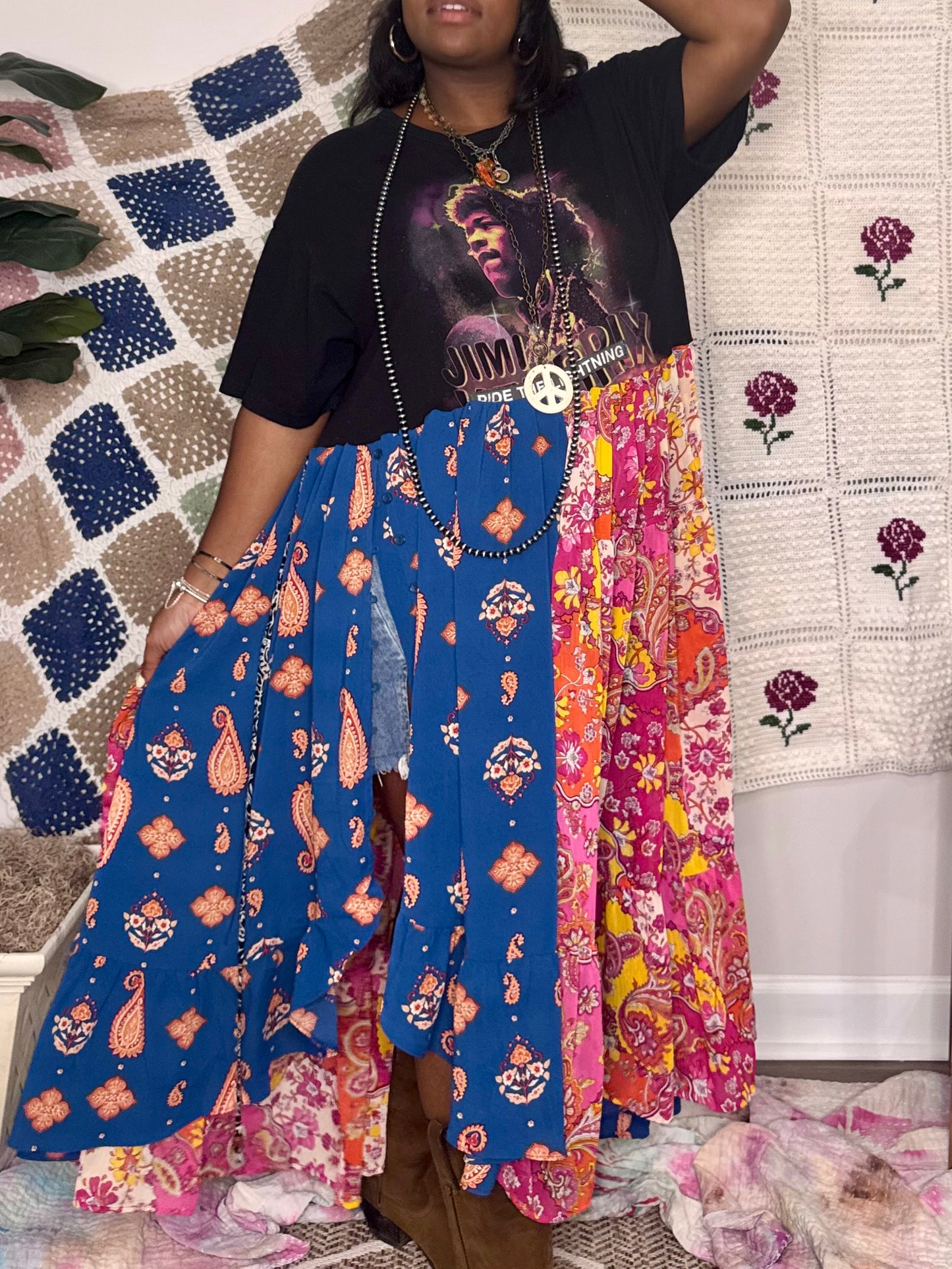 1XL-3XL Jimi Hendrix Maxi Tee