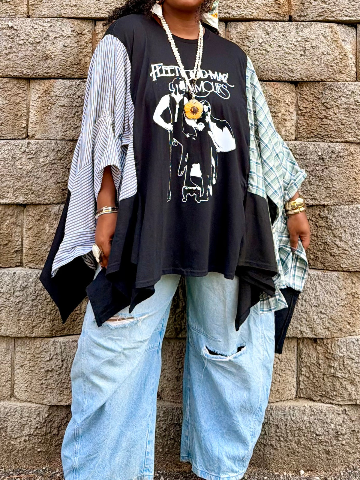 Large- 4XL Fleetwood Mac Poncho Tee