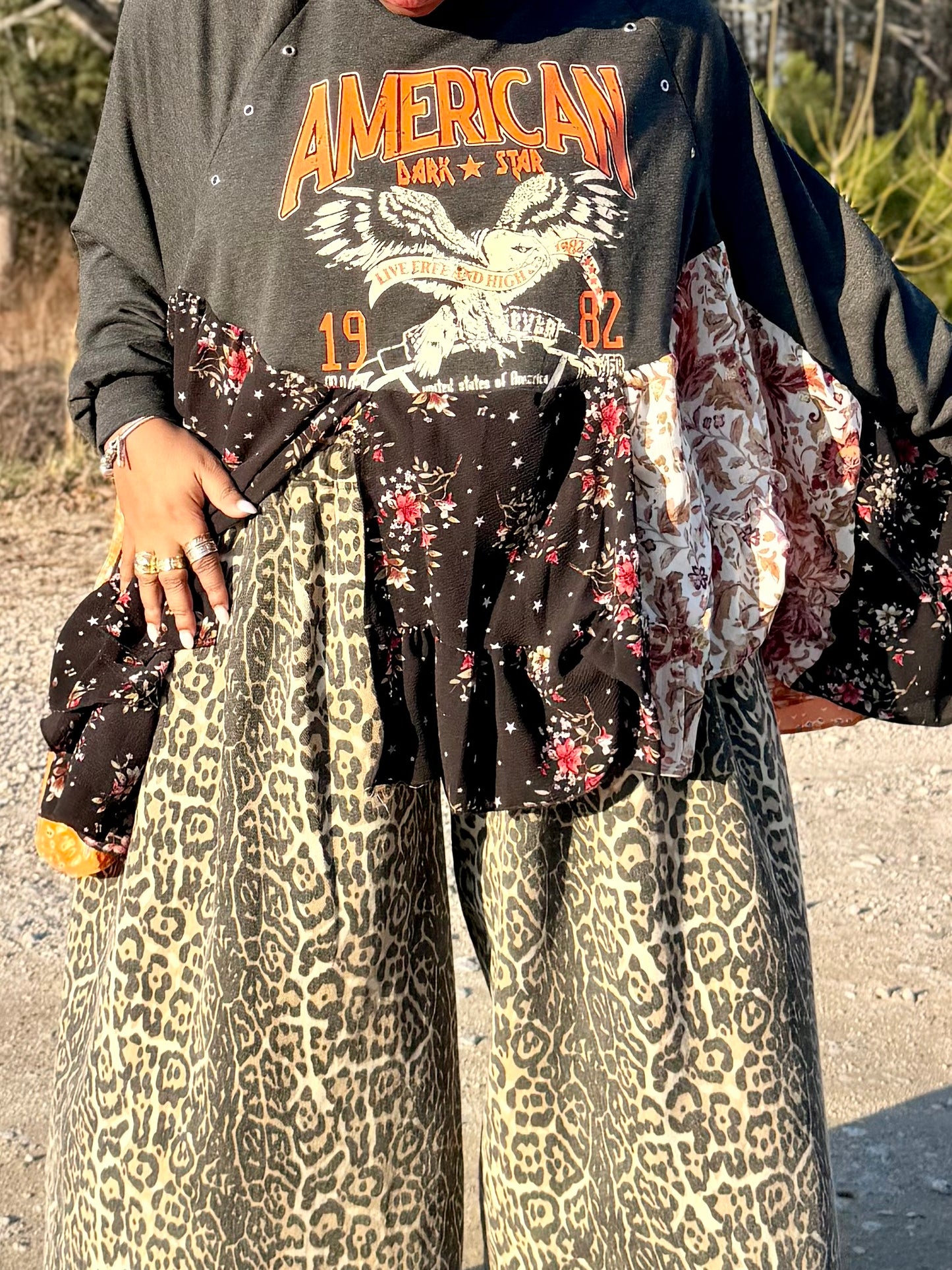 XXS-Extra Large American Midi Swing Tee