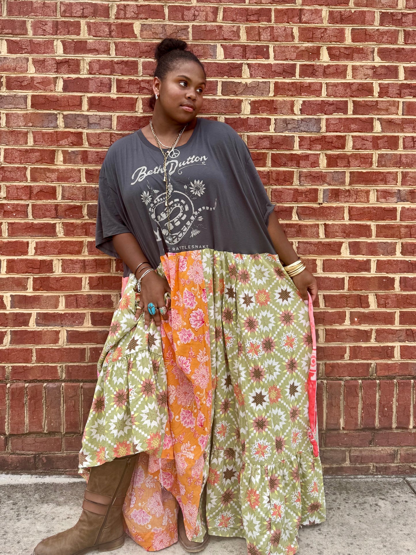 2XL-5XL Beth Dutton Maxi Dress