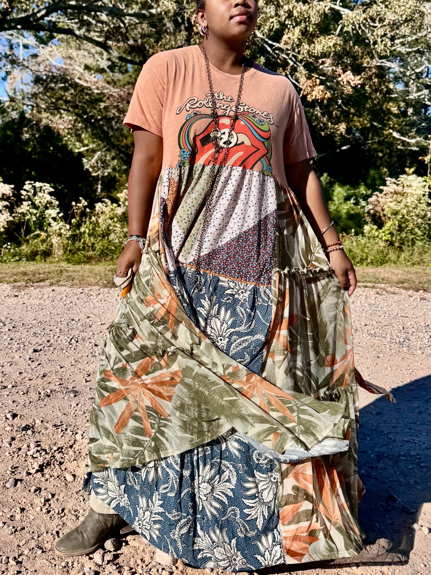 Extra Small-Extra Large Maxi Rolling Stones Tee