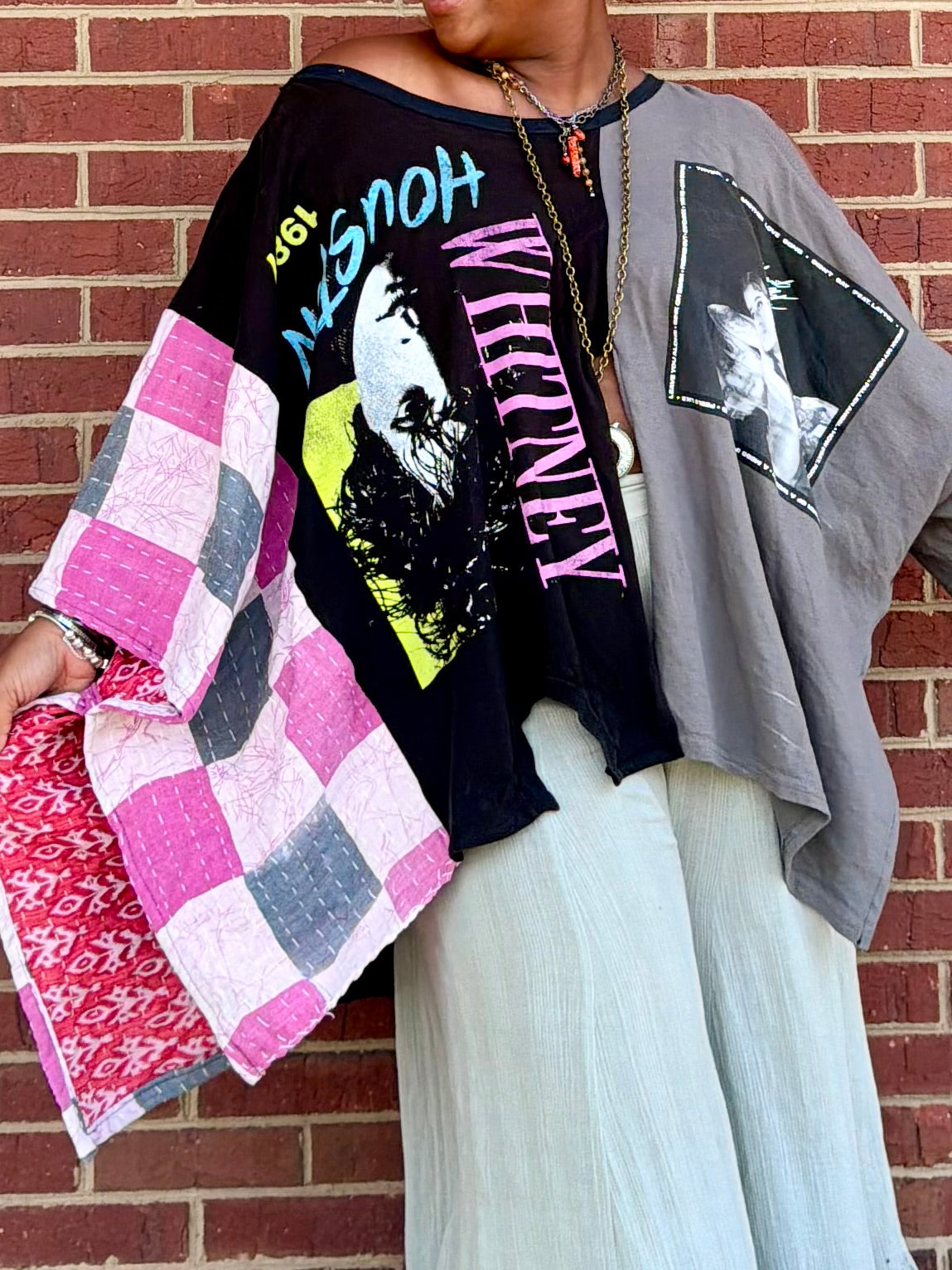 XXS-1XL Whitney Houston/ Ella Mai Split Tee