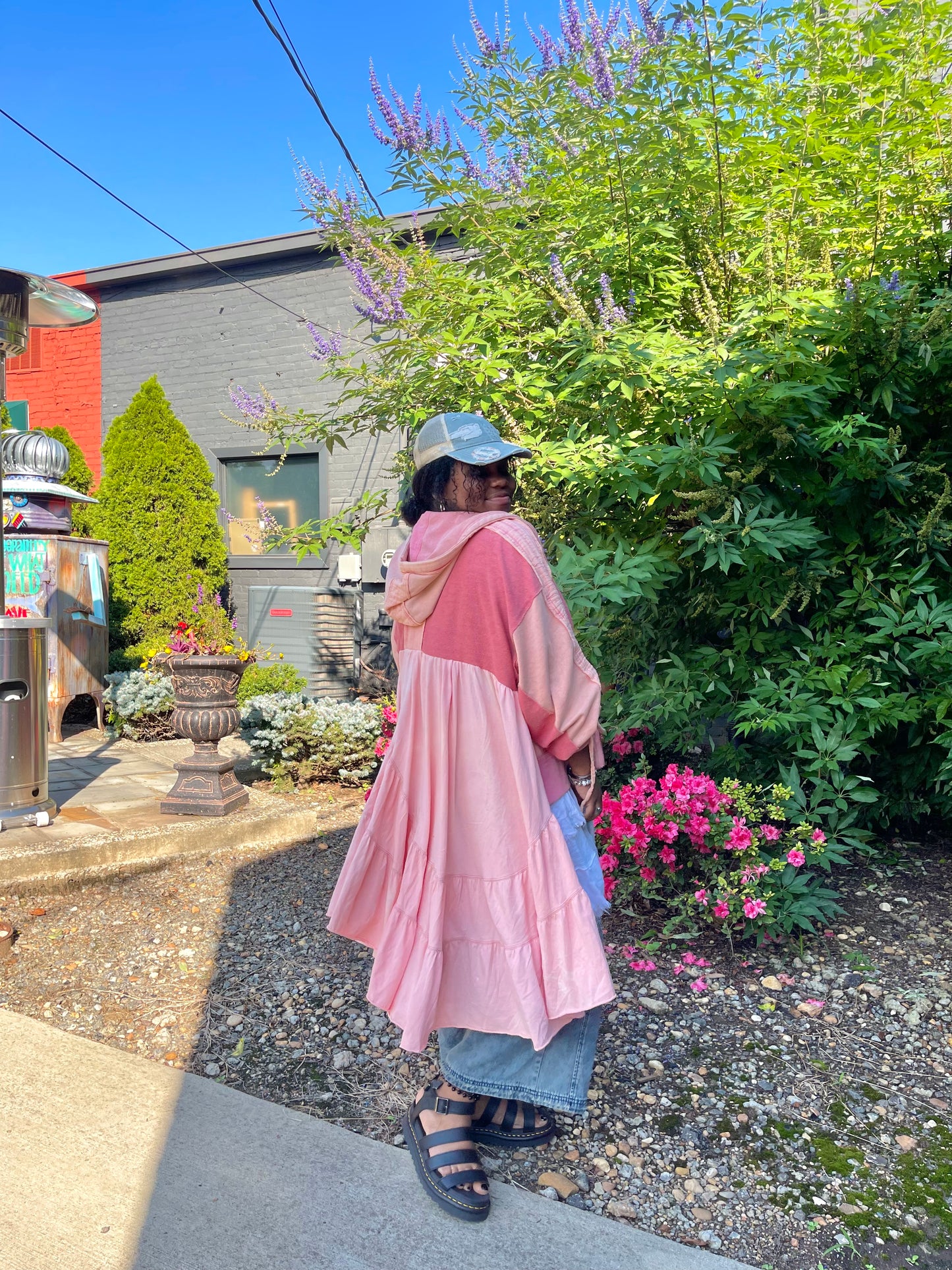 Small- 2XL Upcycled Zip Up Duster