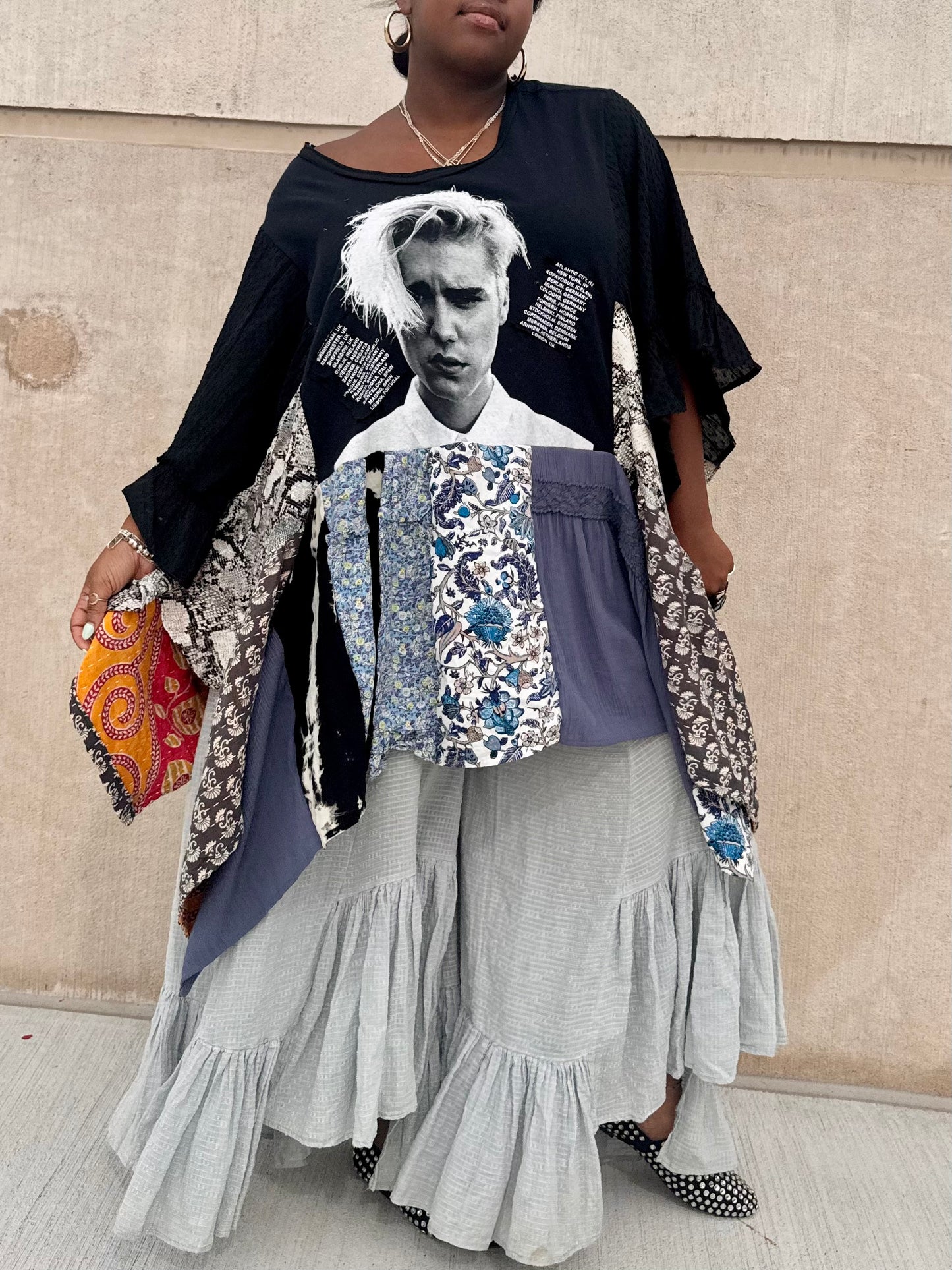 Large-5XL Justin Bieber Kaftan Poncho