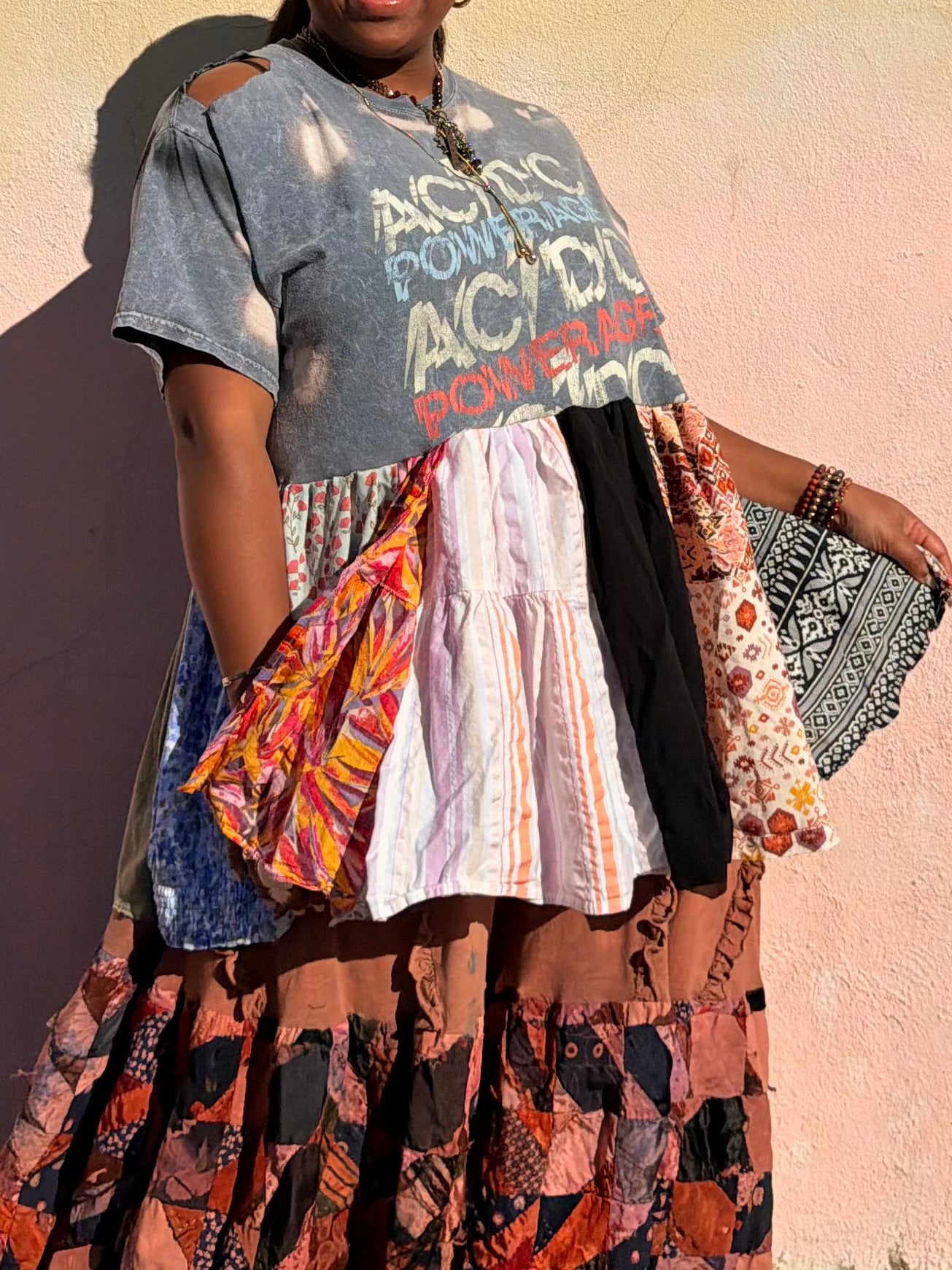 XXS-Large ACDC Midi Tee