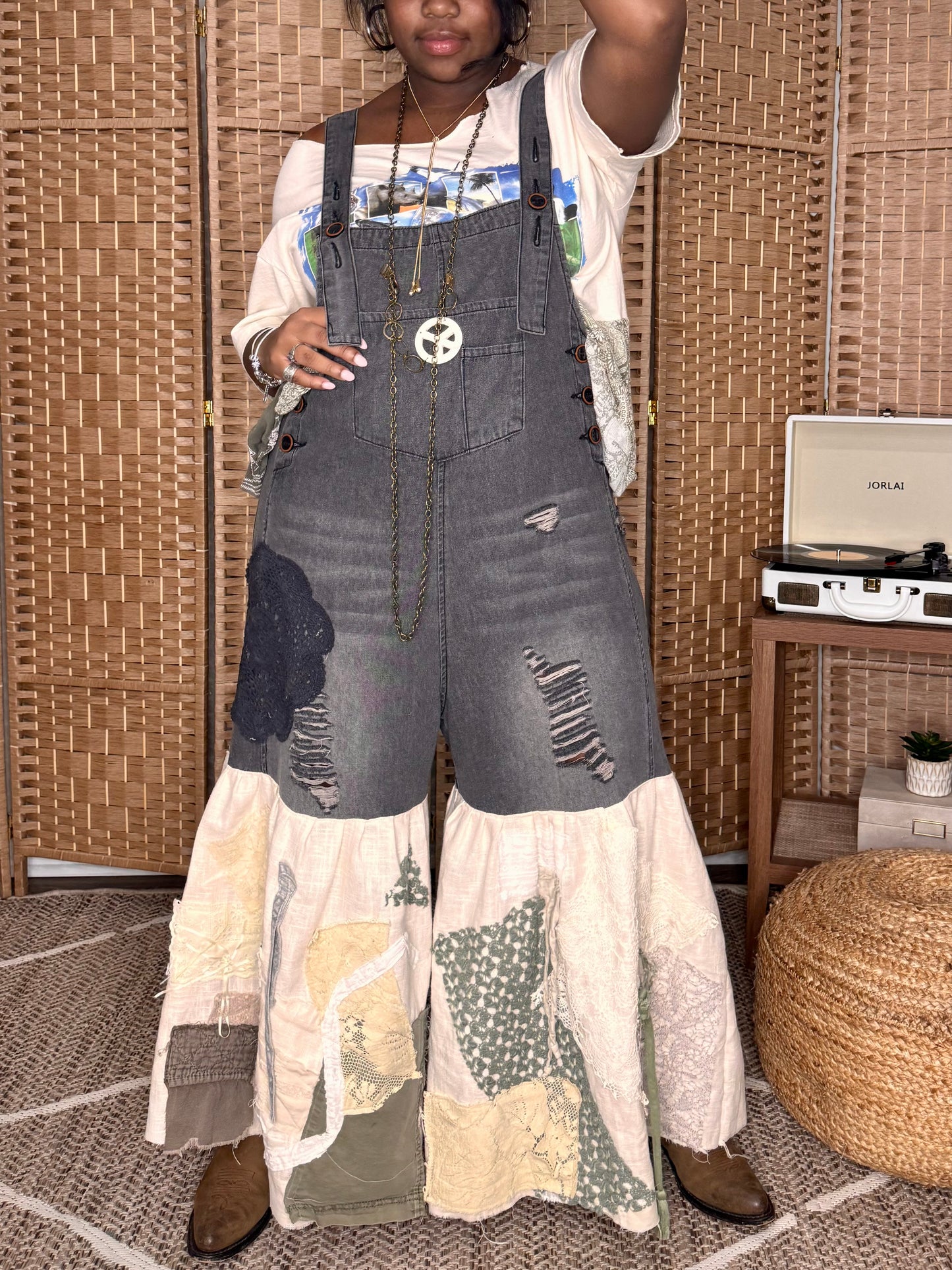 Small-1XL Blessed Luxury Overalls