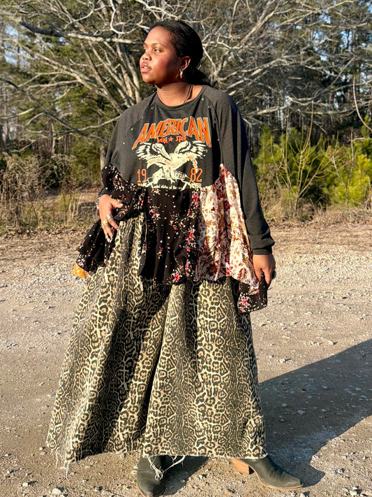 XXS-Extra Large American Midi Swing Tee