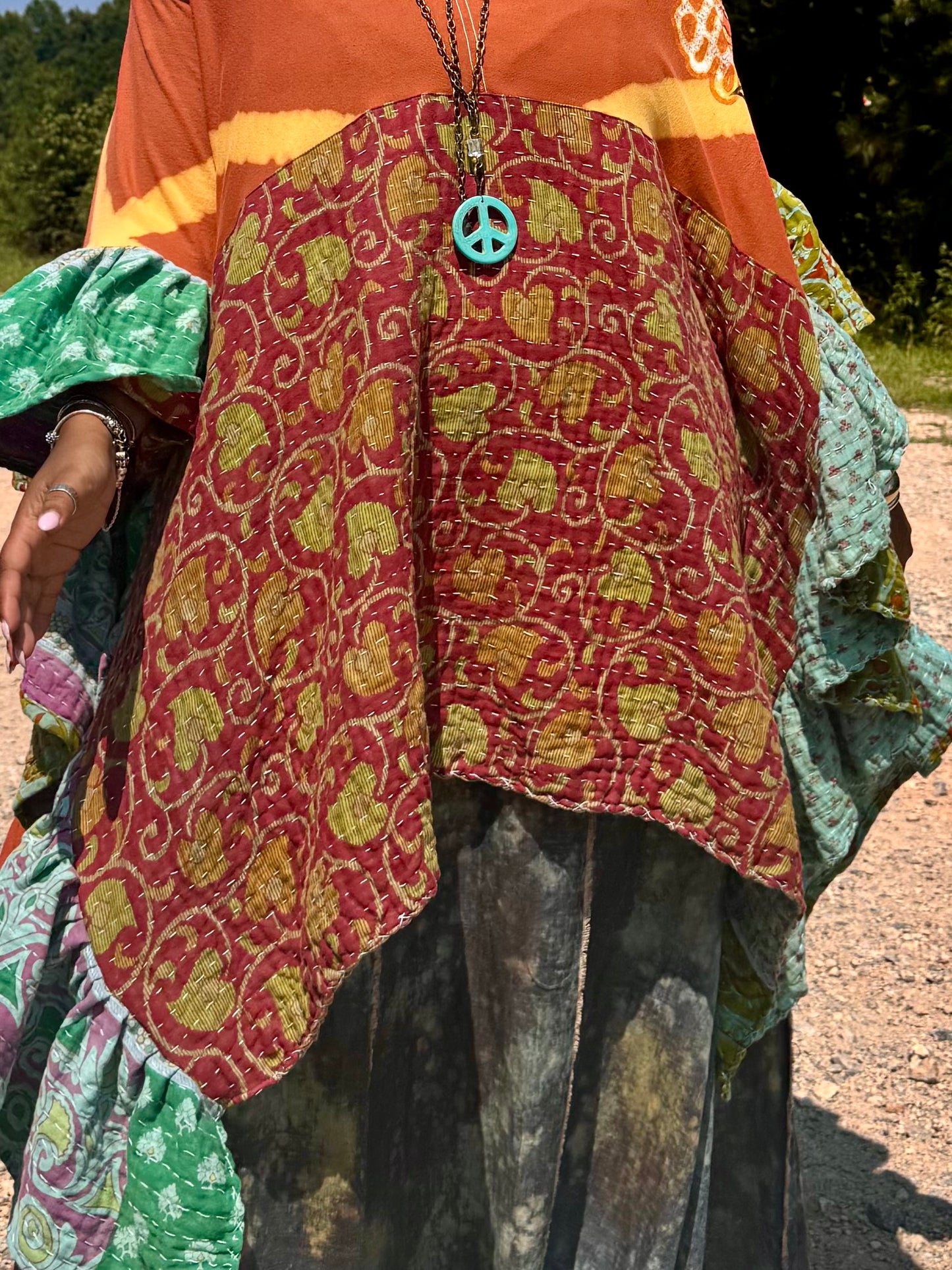 Medium-5XL Sublime Kaftan Poncho