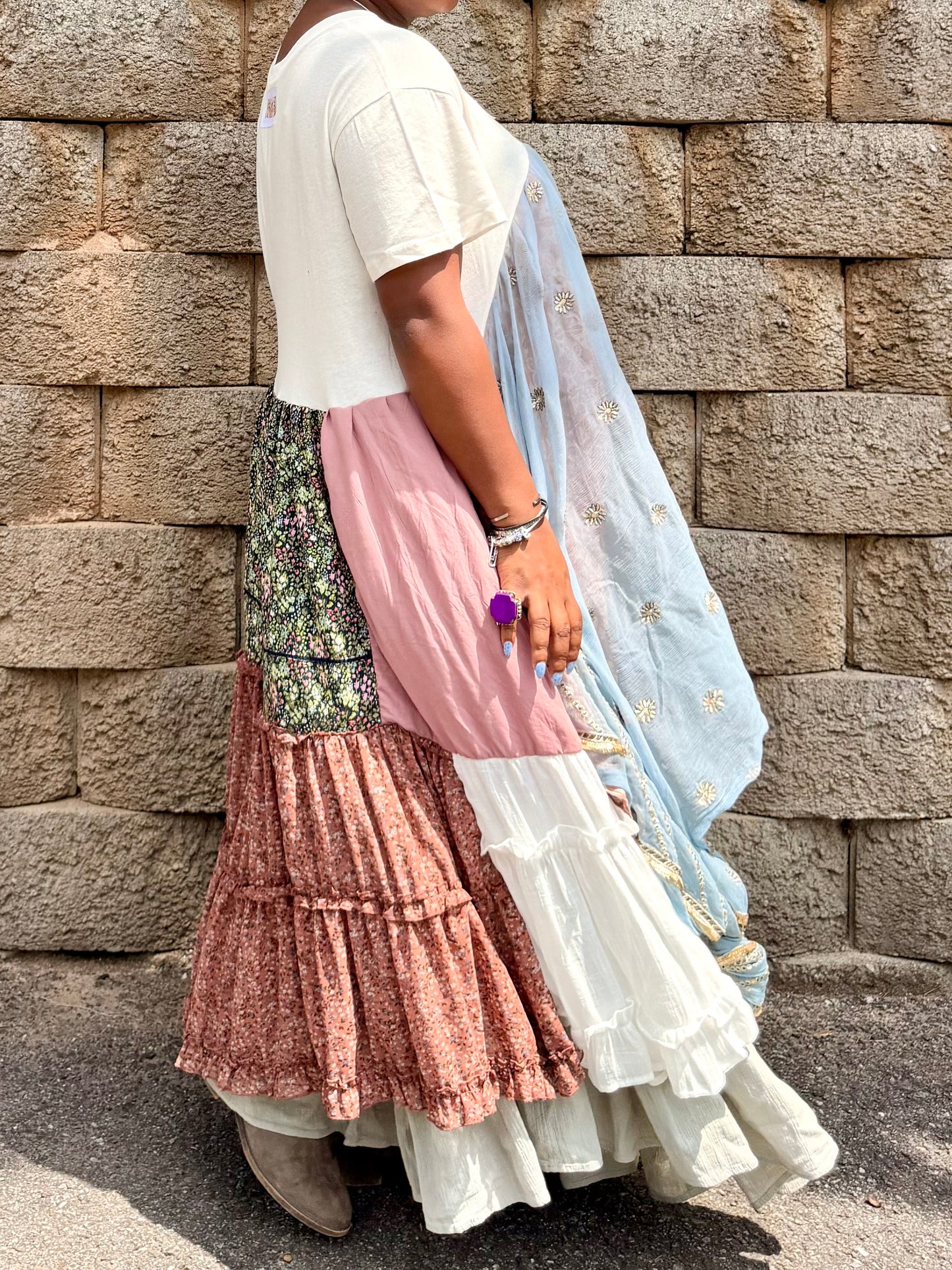 XXS-Extra Large Paris Market High Low Swing Tee