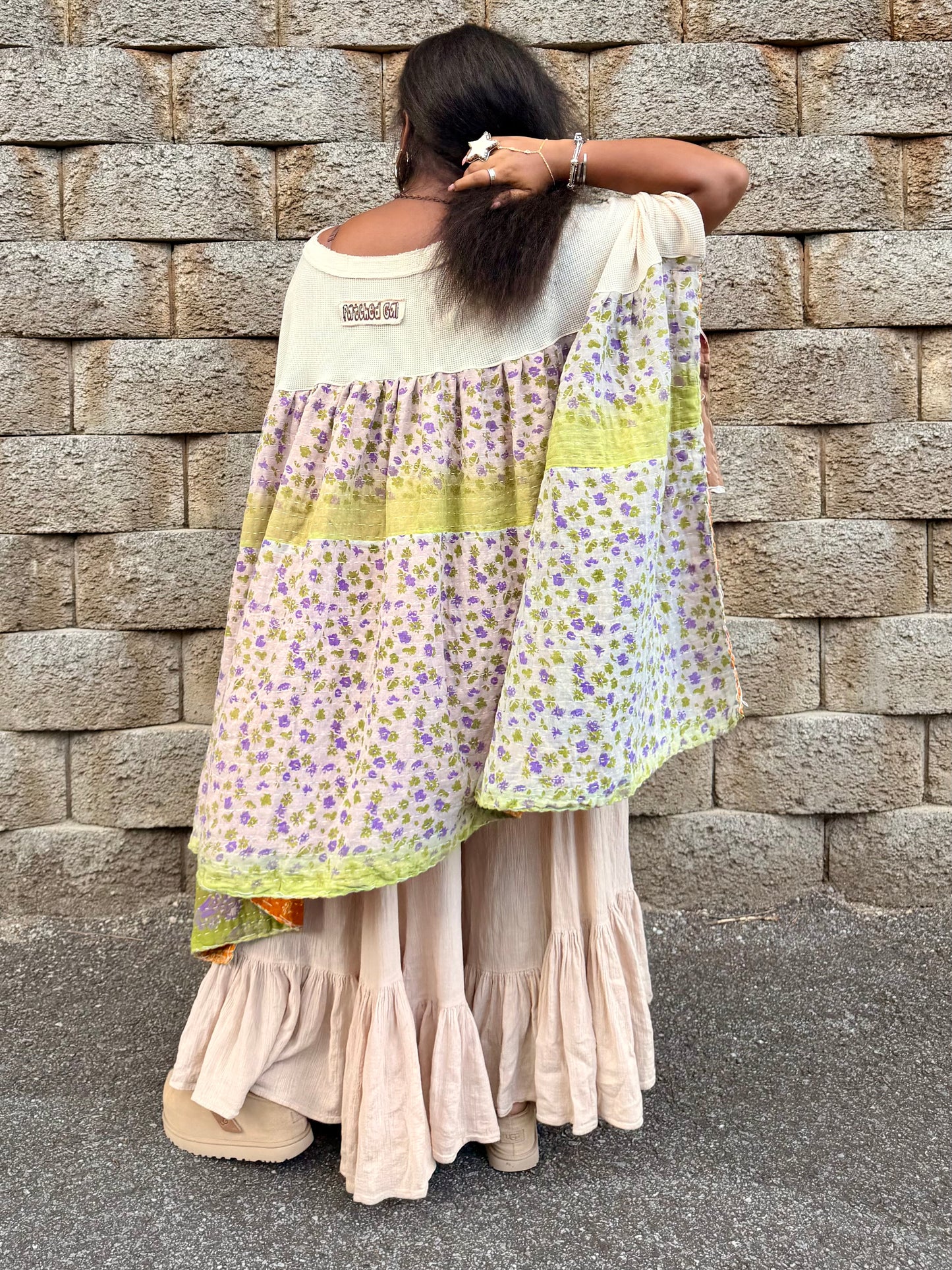 Medium-3XL Patchwork Swing Tee