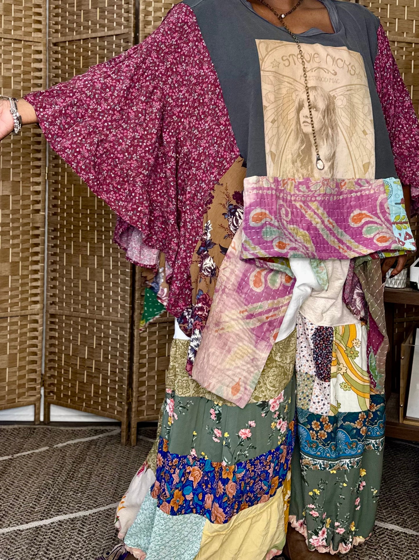 Small-4XL Stevie Nicks Kaftan Poncho