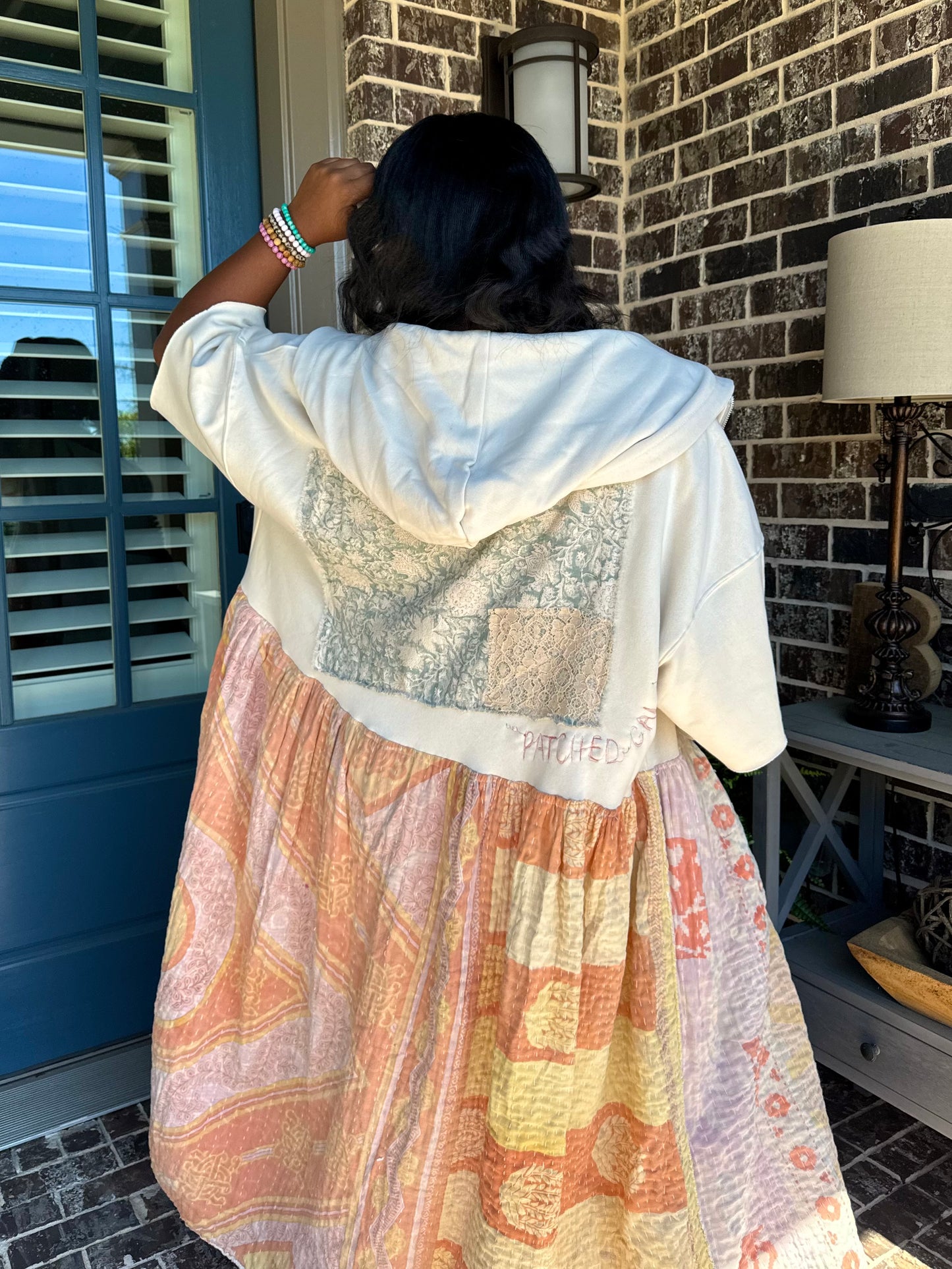 Medium-3XL Upcycled Blanket Duster