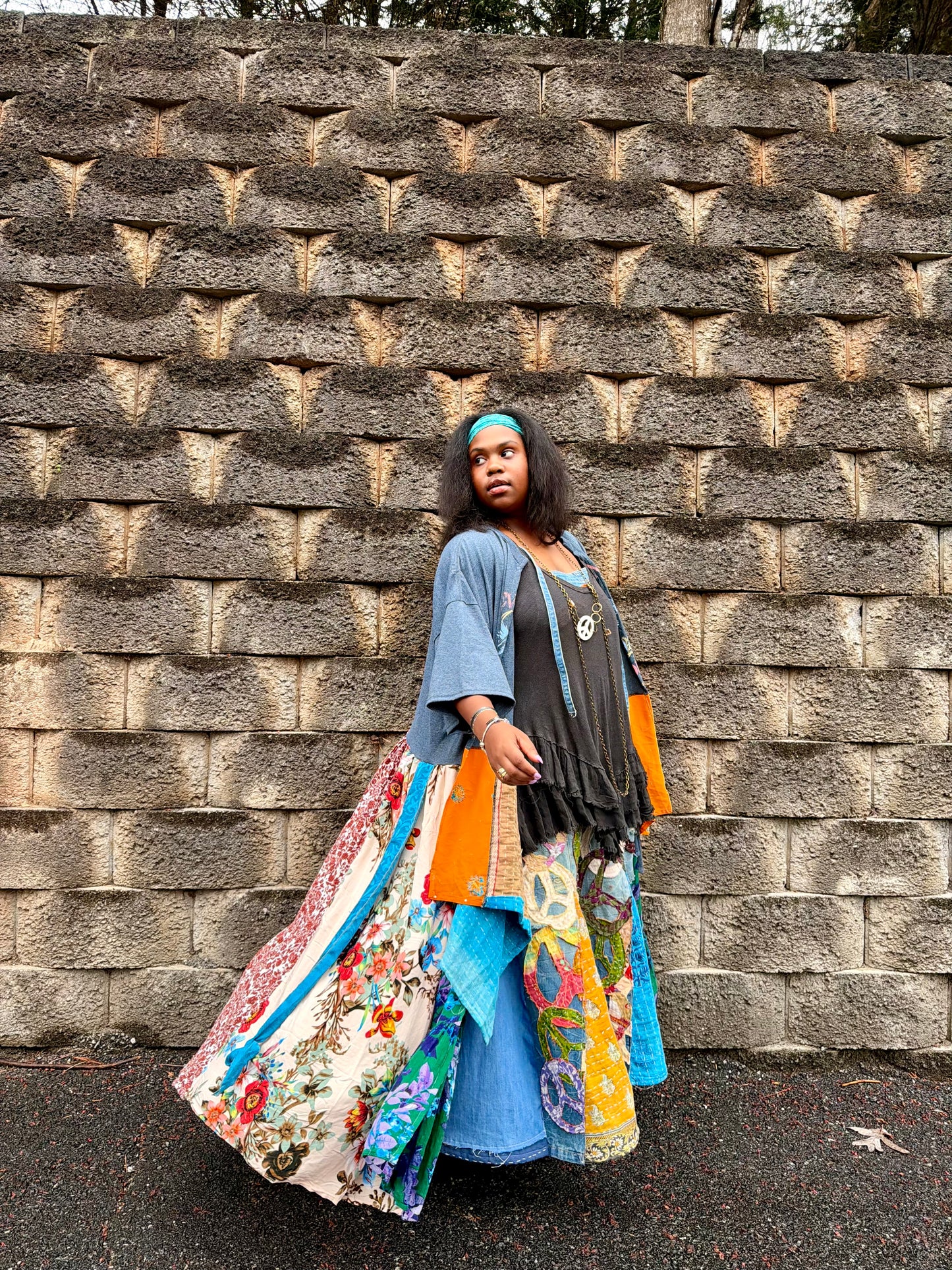 Large-4XL Stevie Nicks Maxi Tee Duster