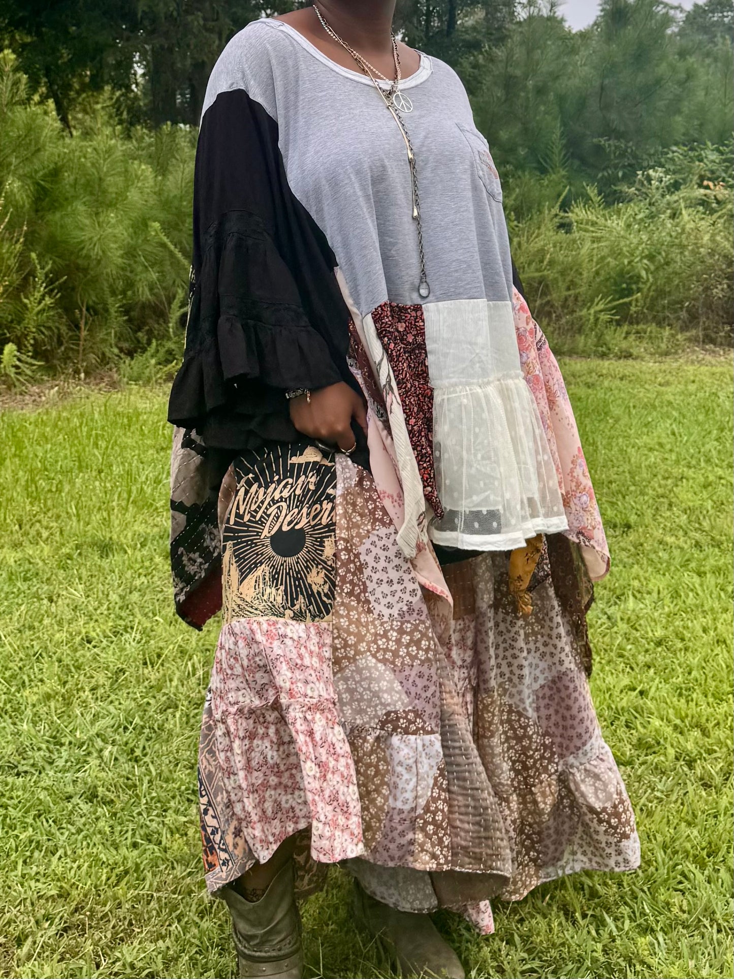 Large-5XL Harley Davidson Kaftan Poncho