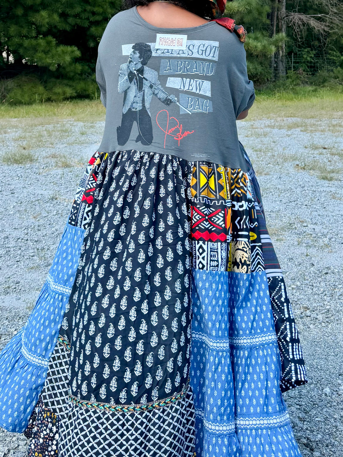 Extra Large-3XL James Brown High Low Swing Tee