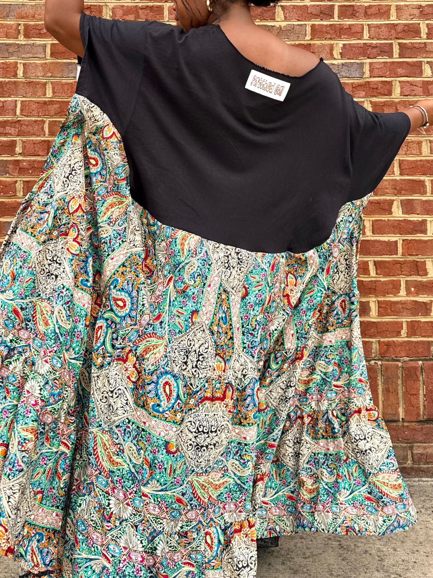 Large-3XL Jimi Hendrix High Low Swing Tee