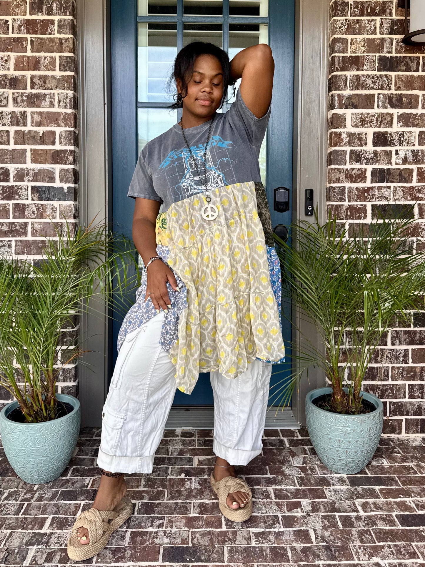 XXS-Medium Metallica Maxi Dress