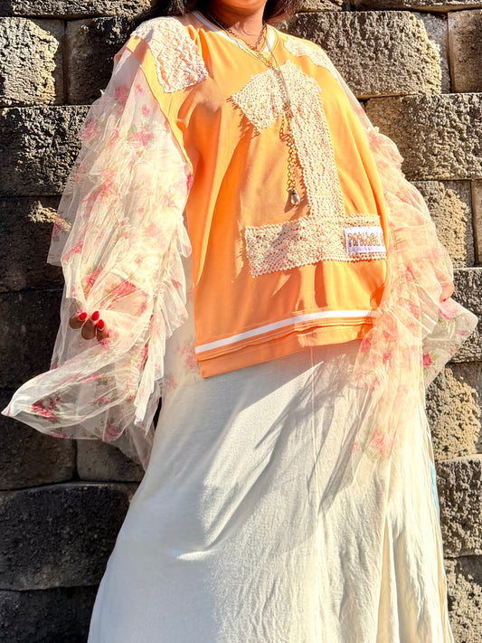 XXS-2XL Patched Gal University #1 Kaftan Poncho