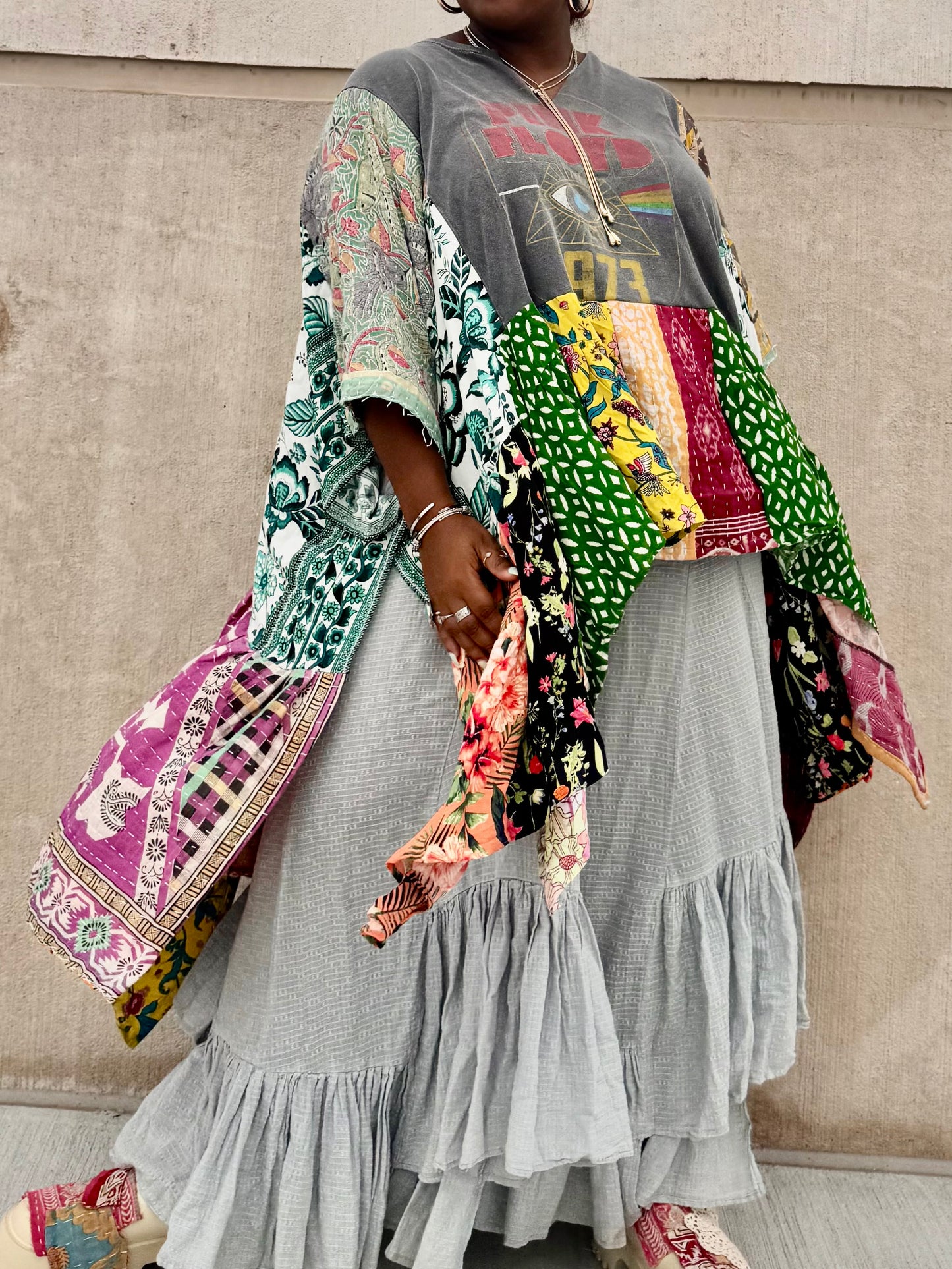 Medium-3XL Pink Floyd Kaftan Poncho