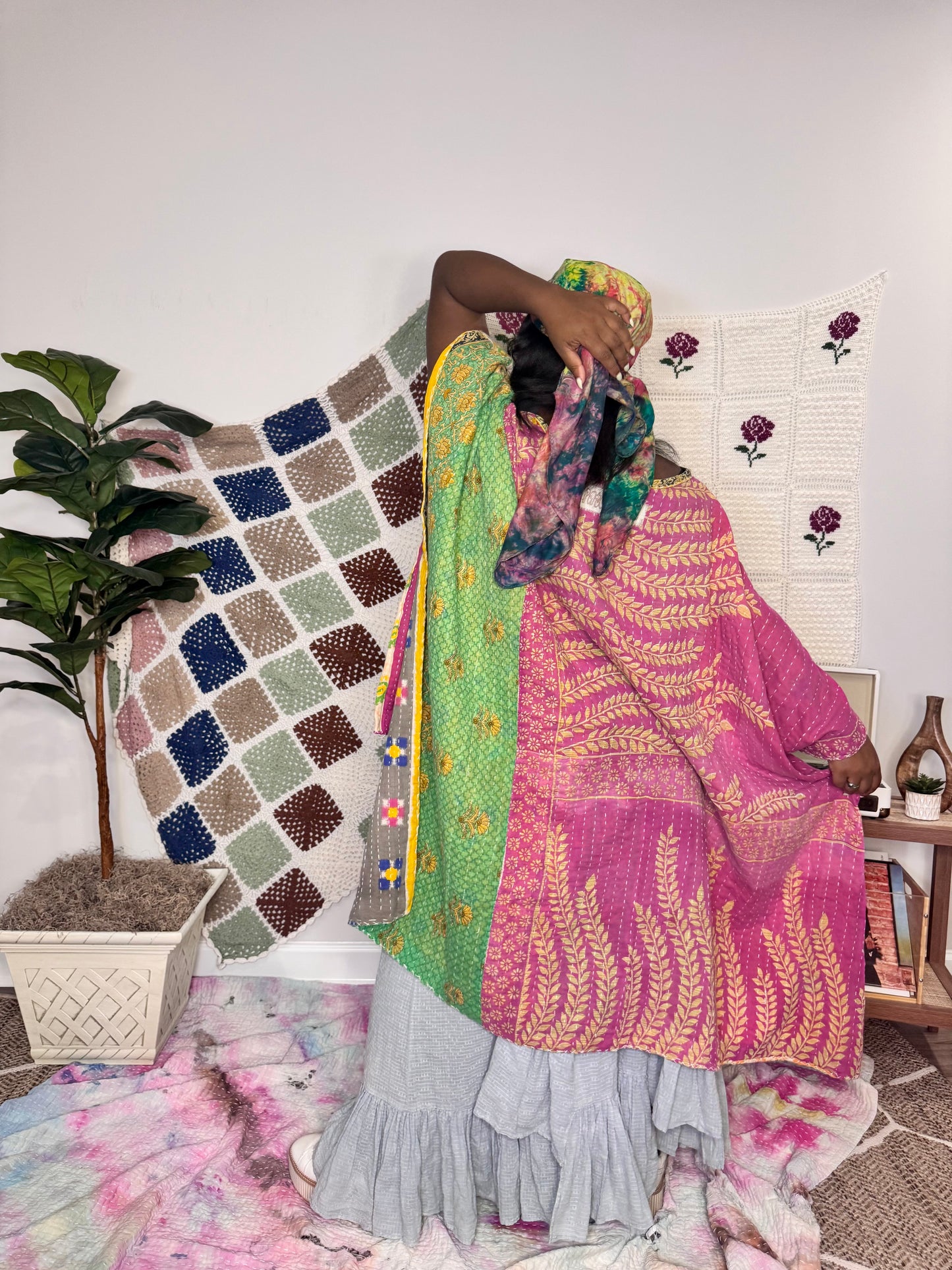 Medium-4XL Nirvana Kimono Tee