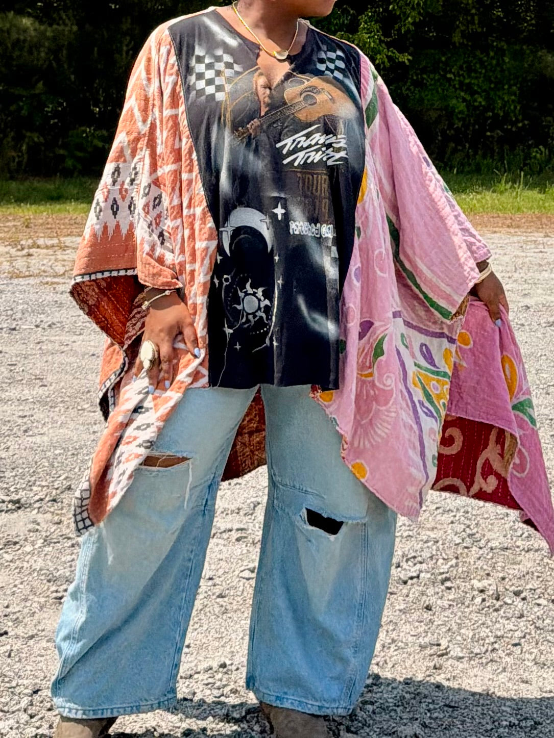 Small-3XL Travis Tritt Kimono Tee